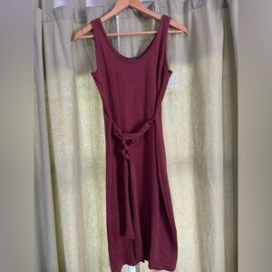 Olivia Rae Maroon Dress